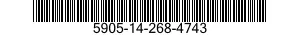 5905-14-268-4743 RESISTOR,VARIABLE,WIRE WOUND,NONPRECISION 5905142684743 142684743