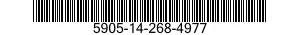 5905-14-268-4977 RESISTOR,FIXED,WIRE WOUND,INDUCTIVE 5905142684977 142684977
