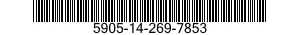 5905-14-269-7853 RESISTOR,FIXED,WIRE WOUND,INDUCTIVE 5905142697853 142697853