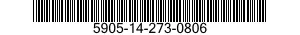 5905-14-273-0806  5905142730806 142730806