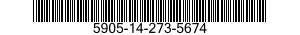 5905-14-273-5674 RESISTOR,VARIABLE,NONWIRE WOUND,NONPRECISION 5905142735674 142735674