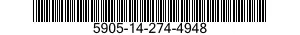 5905-14-274-4948  5905142744948 142744948