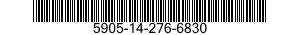 5905-14-276-6830  5905142766830 142766830