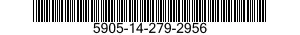 5905-14-279-2956 RESISTOR,FIXED,WIRE WOUND,NONINDUCTIVE 5905142792956 142792956