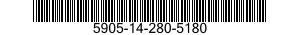 5905-14-280-5180  5905142805180 142805180