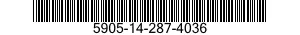 5905-14-287-4036  5905142874036 142874036
