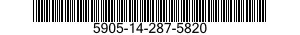 5905-14-287-5820  5905142875820 142875820