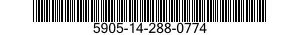 5905-14-288-0774  5905142880774 142880774