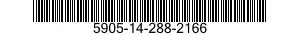 5905-14-288-2166 RESISTOR,FIXED,FILM 5905142882166 142882166