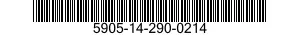 5905-14-290-0214  5905142900214 142900214