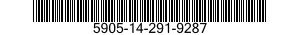 5905-14-291-9287  5905142919287 142919287