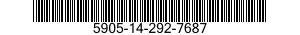 5905-14-292-7687 RESISTOR,FIXED,FILM 5905142927687 142927687