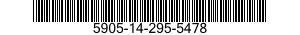 5905-14-295-5478 RESISTOR,FIXED,WIRE WOUND,INDUCTIVE 5905142955478 142955478