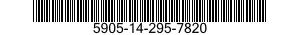 5905-14-295-7820  5905142957820 142957820