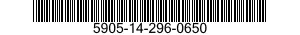 5905-14-296-0650 RESISTOR,FIXED,FILM 5905142960650 142960650