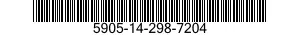 5905-14-298-7204  5905142987204 142987204