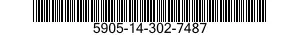 5905-14-302-7487 RESISTOR,VARIABLE,NONWIRE WOUND,NONPRECISION 5905143027487 143027487