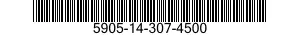 5905-14-307-4500 RESISTOR,VARIABLE,WIRE WOUND,NONPRECISION 5905143074500 143074500