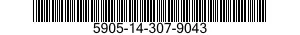 5905-14-307-9043  5905143079043 143079043
