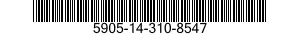 5905-14-310-8547 RESISTOR,FIXED,WIRE WOUND,INDUCTIVE 5905143108547 143108547