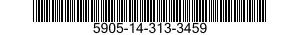 5905-14-313-3459 RESISTOR,FIXED,WIRE WOUND,INDUCTIVE 5905143133459 143133459