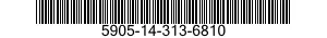 5905-14-313-6810 RESISTOR,FIXED,FILM 5905143136810 143136810
