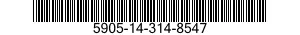 5905-14-314-8547 RESISTOR,VARIABLE,WIRE WOUND,NONPRECISION 5905143148547 143148547