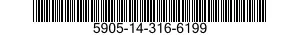 5905-14-316-6199  5905143166199 143166199