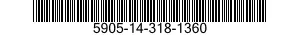 5905-14-318-1360  5905143181360 143181360