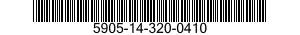 5905-14-320-0410 ATTENUATOR,FIXED 5905143200410 143200410