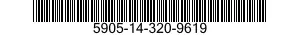 5905-14-320-9619 RESISTOR,FIXED,WIRE WOUND,INDUCTIVE 5905143209619 143209619