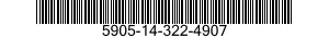5905-14-322-4907 RESISTOR,VARIABLE,WIRE WOUND,NONPRECISION 5905143224907 143224907