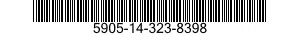 5905-14-323-8398 RESISTOR,FIXED,FILM 5905143238398 143238398