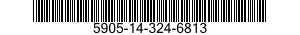 5905-14-324-6813 RESISTOR,VARIABLE,NONWIRE WOUND,NONPRECISION 5905143246813 143246813