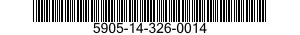 5905-14-326-0014  5905143260014 143260014