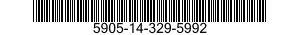 5905-14-329-5992 RESISTOR,FIXED,WIRE WOUND,INDUCTIVE 5905143295992 143295992