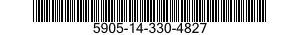 5905-14-330-4827 RESISTOR,VARIABLE,NONWIRE WOUND,NONPRECISION 5905143304827 143304827