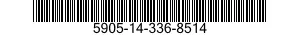 5905-14-336-8514 RESISTOR,FIXED,WIRE WOUND,INDUCTIVE 5905143368514 143368514
