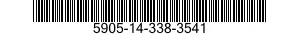 5905-14-338-3541 RESISTOR,FIXED,WIRE WOUND,INDUCTIVE 5905143383541 143383541