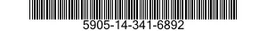 5905-14-341-6892 RESISTOR,VARIABLE,NONWIRE WOUND,NONPRECISION 5905143416892 143416892