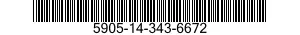 5905-14-343-6672  5905143436672 143436672