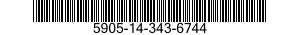 5905-14-343-6744  5905143436744 143436744