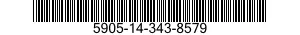 5905-14-343-8579 RESISTOR,FIXED,WIRE WOUND,INDUCTIVE 5905143438579 143438579