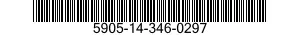 5905-14-346-0297 RESISTOR,FIXED,FILM 5905143460297 143460297