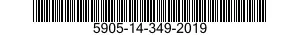 5905-14-349-2019 RESISTOR,FIXED,FILM 5905143492019 143492019