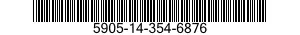 5905-14-354-6876 RESISTOR,FIXED,WIRE WOUND,INDUCTIVE 5905143546876 143546876