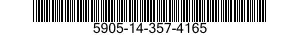 5905-14-357-4165 RESISTOR,FIXED,FILM 5905143574165 143574165