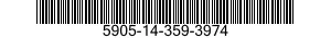 5905-14-359-3974 RESISTOR,FIXED,WIRE WOUND,INDUCTIVE 5905143593974 143593974