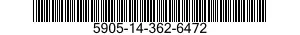 5905-14-362-6472 RESISTOR,VARIABLE,WIRE WOUND,NONPRECISION 5905143626472 143626472