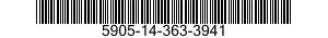 5905-14-363-3941 RESISTOR,VARIABLE,WIRE WOUND,NONPRECISION 5905143633941 143633941